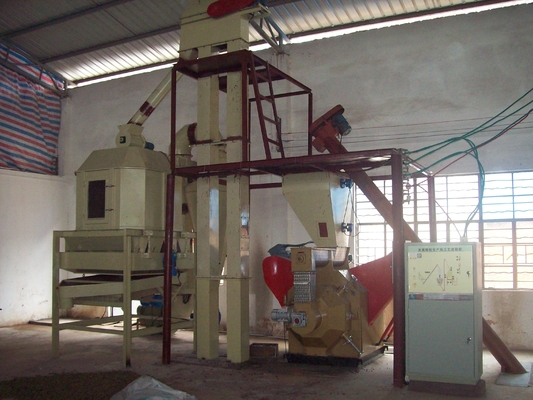 Moulin - ligne en bois de granule de paille à faible bruit actionnée par courroie plus fraîche avec l'entretien HKJ25M facile